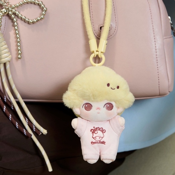 Pop Mart DIMOO Crush on Coffee Series-Soft-faced Plush Keychain Blind Box- BNIB - Picture 2 of 4